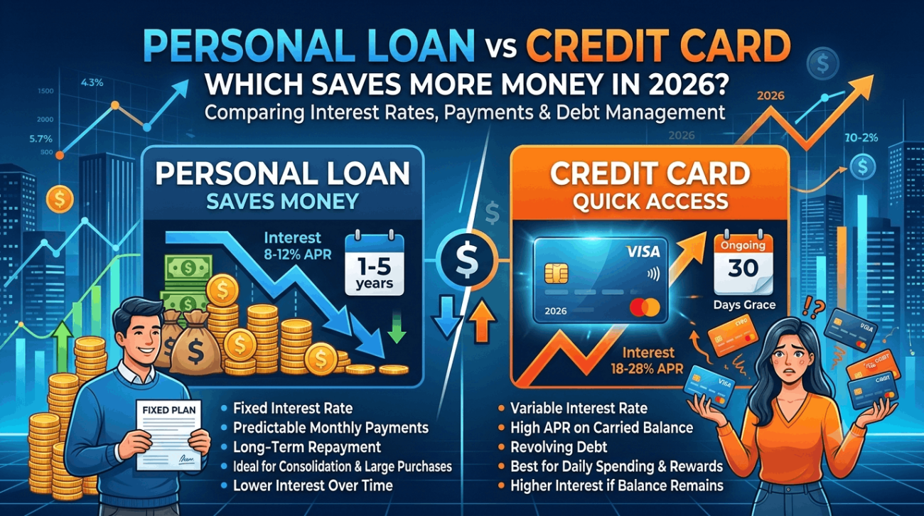 Personal Loan vs Credit Card