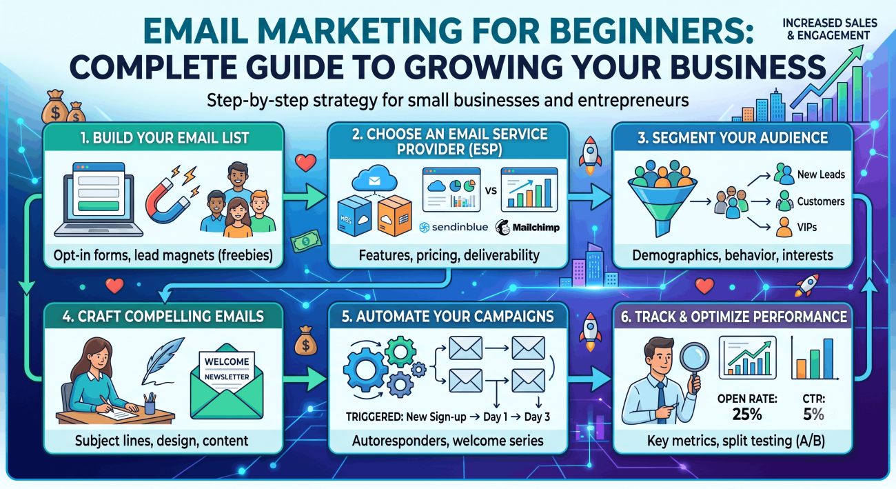 Email Marketing for Beginners (2026) – Complete Business Growth Guide